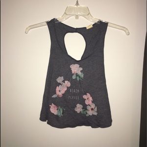 hollister beach tank top